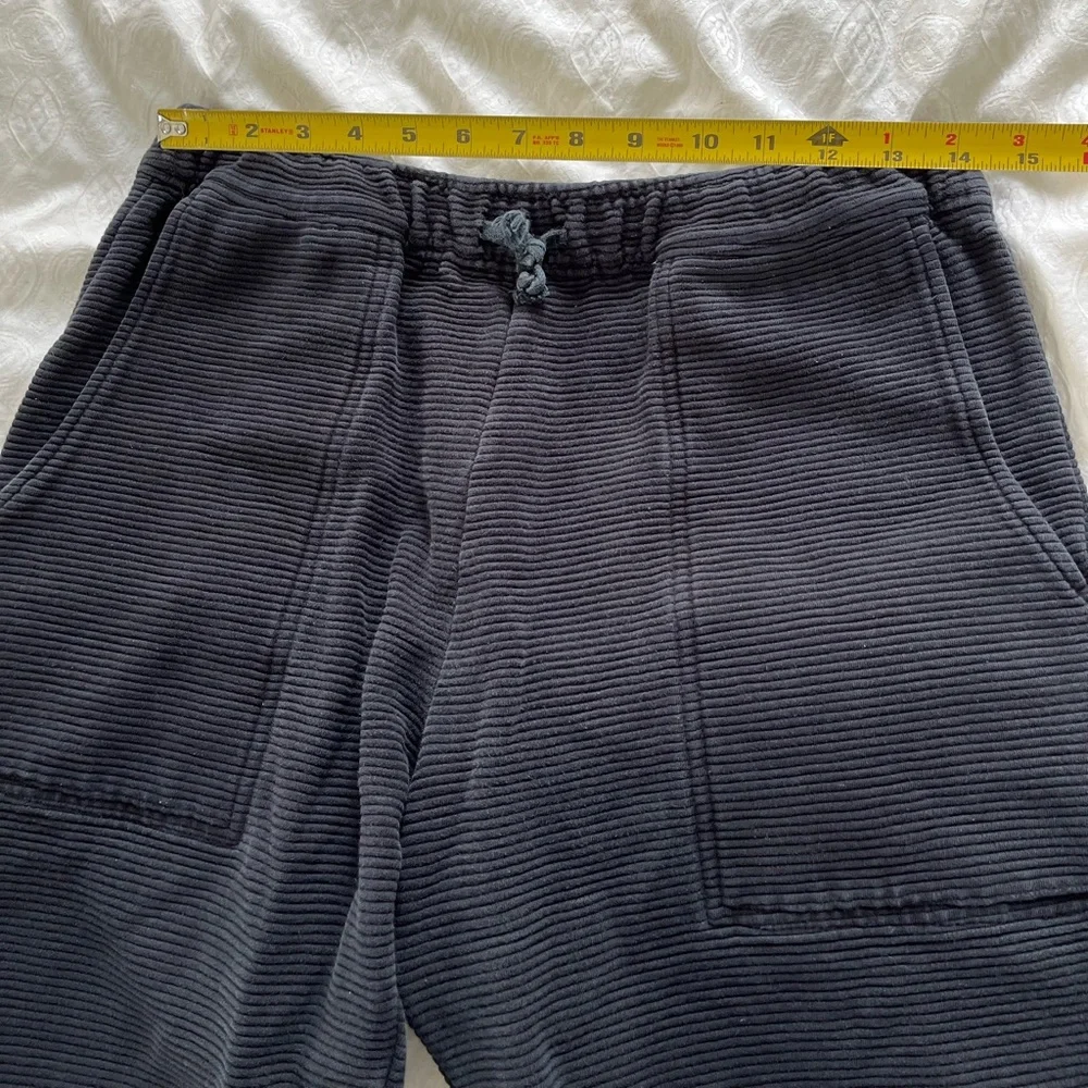 American Apparel Charcoal Ribbed Pants - Picture 7 of 9